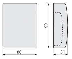 SE Prisma Plus G Панель передняя для 3 - 4 вертикальных автоматов NS250 Vigi с поворотной рукояткой, мотор-редуктор арт. 03244