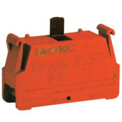 DKC Блок контактный с клеммным безвинтовым зажимом, нормально-замкнутый арт. ACV01