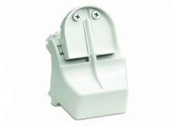 DKC Brava Белый Адаптер для оптоволоконных разъемов 2хST c системой пломбировки 2 мод арт. 76618B