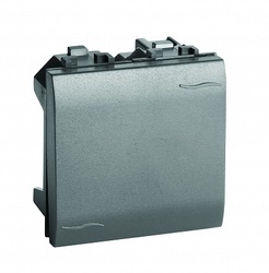 DKC Brava Черный Инвертор (промежуточный переключатель) 2 мод арт. 77032N