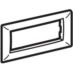 DKC Brava Черный металлик Рамка RAL7021 4 мод арт. 75011G