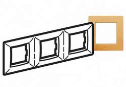 DKC Brava Песочная Рамка 3-ая RAL1002 2+2+2 мод арт. 75013V