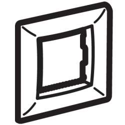 DKC Brava Синий металлик Рамка 1-ая RAL5013 2 мод арт. 75010C