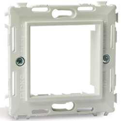 DKC Brava Слоновая кость Каркас одноместный без лапок RAL9001 2 мод арт. 75023SL