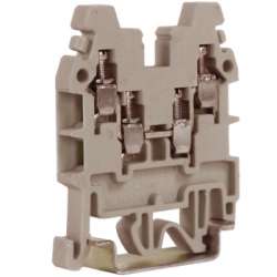 DKC CBR.2 Зажим проходной бежевый 2 ввода/2 вывода, 2,5 кв.мм арт. ZCR110