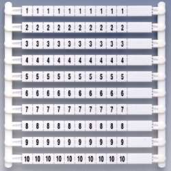 DKC CNU/5/030, 100/ чистые маркировочные таблички арт. ZNU005