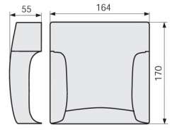 DKC DBA A Тройник для плинтуса TBA арт. 04006
