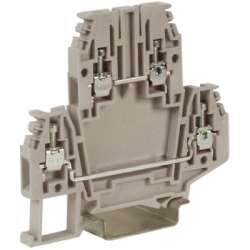 DKC DBC.2 Зажим проходной бежевый 2 уровня 2,5 кв.мм арт. ZDB100