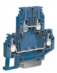 DKC DBC.4 (Ex)i Клемма проходная 4 кв.мм. 2 уровня, винт арт. ZDB500