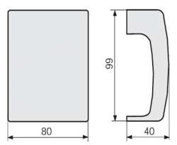 SE Prisma G Монтажная пластина+рейки+пластроны для INV250 арт. 03267