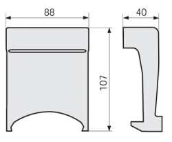 SE Prisma Plus G Панель передняя для горизонтальных стационарных автоматов NS630, с рычагом арт. 03270