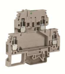 DKC DSS.4 Зажим с 2 уровнями, верхний разъединяемый 4 кв.мм бежевый арт. ZDS400