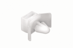 DKC Держатель дюбельного типа 8,1мм. D=6,2 белый, полиамид 6.6. (поштучно) арт. 2104300 (Розн.)