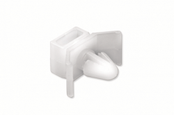 DKC Держатель дюбельного типа 8,1мм. D=6,2 белый, полиамид 6.6. (упаковка) арт. 2104300