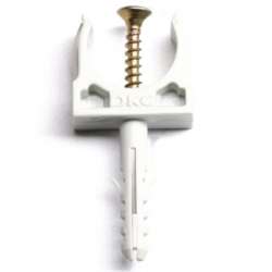 DKC Держатель с защелкой и дюбелем 16mm  (в комплект входит шуруп) (поштучно) арт. 51316 (Розн.)