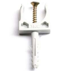 DKC Держатель с защелкой и дюбелем 20mm (в комплект входит шуруп)(упаковка) арт. 51320