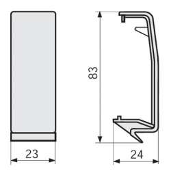 SE Prisma G Панель передняя для стационарных аппаратов NS630 с рычагом управления, Ш = 250мм арт. 03282