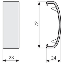 DKC GCN A Соединение для плинтуса арт. 03286