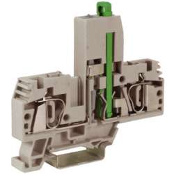 DKC HMF.4/L48 Держатель предохранителя 4 кв.мм, серый с микросхемой LED 48 В арт. ZHF248GR