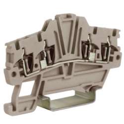 DKC HMM.1/2+2GR Зажим проходной 1,5 кв.мм серый 2 ввод/2 вывода арт. ZHM420GR