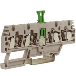 DKC HMM.2/2+2/SGR Зажим проходной, 2 ввод/2 вывода, серый 2,5 кв.мм, с размыкателем арт. ZHMS10GR