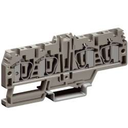 DKC HMM.4/2+2GR, Зажим проходной 4 кв.мм 2 ввода и 2 вывода арт. ZHM220GR-RET