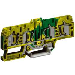 DKC HTE.4/2+2 Зажим для заземления, 2 ввод/2 вывода,4 кв.мм желто-зеленый арт. ZHT270