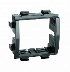 DKC In-Liner Aero Каркас под 2 модуля BRAVA , цвет черный арт. F0000MB