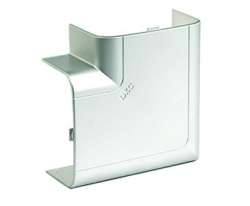 DKC In-Liner Aero Угол плоский в сборе с разделителем для короба 140х50 мм, серый металлик RAL 9006 арт. 01403G