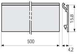 DKC In-Liner Front Крышка секции CSN арт. 03258