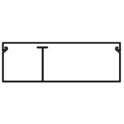 DKC In-Liner Миниканал TMC 50/2x20 W0 арт. 00314