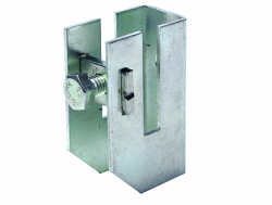 DKC Jupiter Скоба-держатель полосы с болтом, медь арт. ND2312CU