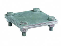 DKC Jupiter Соединитель полоса - полоса, 100х100 мм,медь арт. NG3106CU