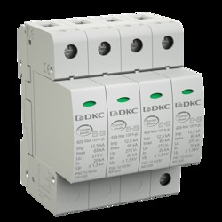 DKC Jupiter УЗИП, класс I+II, 1-полюсный, L-N, 12,5к арт. NX1211