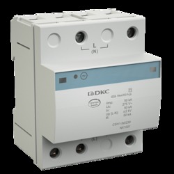 DKC Jupiter УЗИП, класс II+III, 2-полюсный, L-N-PE, арт. NX3011