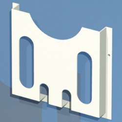 DKC Карман для документации, пластиковый, 222x230x30мм арт. R5A32