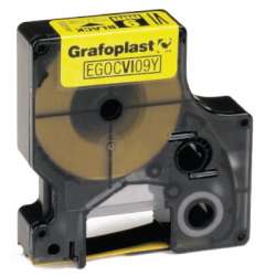 DKC Картридж термо трубка 12мм х 1,5м желтый арт. GRCHS12Y