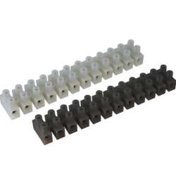 DKC Клемник Полипропилен белый, 2р,85°С,450V,24A, 2,5мм.кв. арт. 43102PL/BR