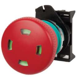 DKC Кнопка аварийная грибовидная типа "тяни-толкай" с индикацией O 40 арт. ABHT1P4S