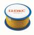 DKC Колечки с черными буквами E на желтом фоне D=4,0-8,0mm арт. AZS4EEBY