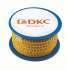 DKC Колечки с черными цифрами 4 на желтом фоне D=1,3-2,5mm арт. AZO204BY