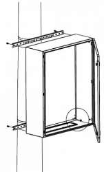 DKC Комплект крепления шкафов CE/RAM box к столбу (ширина шкафа - 600 мм) арт. R5FB600