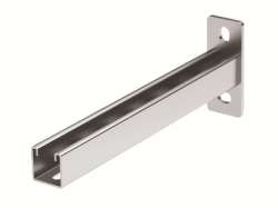 DKC Консоль одиночная, 41х41 мм, осн.400, нержавеющая арт. BBP4140INOX