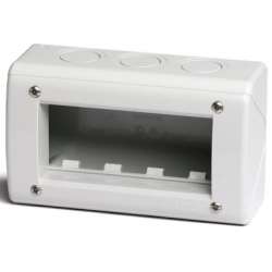 DKC Коробка монтажная настеннная для ЭУИ VIVA IP 40 (4 мод.) арт. 54740