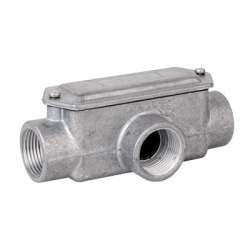 DKC Коробка ответвительная алюминиевая, 3 ввода, М32х1,5 ,IP55, 146х63х57мм арт. 6330-40