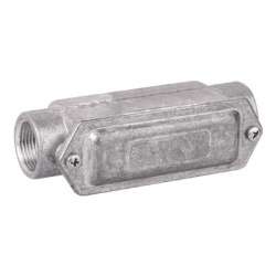 DKC Коробка протяжная алюминиевая, 2 ввода 180°, М50х1,5 ,IP55,171х62х71мм арт. 6030-50