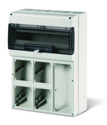 DKC Корпус на 24 модуля, 4 поста с основанием 136х125 мм и 1 пост с основанием 100х110 мм арт. DIS6725522