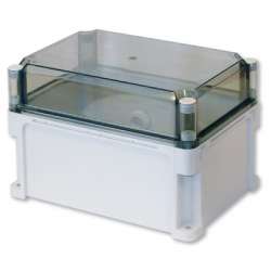 DKC Корпус пластиковый IP67, 400x300x195 (выс.кр. 70), сплош.стенки,прозр.крышка арт. 543701