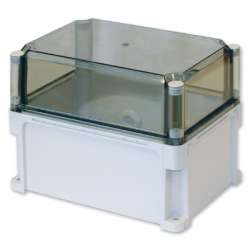 DKC Корпус пластиковый IP67, 400x400x235 (выс.кр. 110), сплош.стенки,прозр.крышка арт. 544901