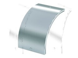 DKC Крышка CD 90 на угол вертикальный внеш. 90° осн.50, цинк-ламельная арт. 38240ZL